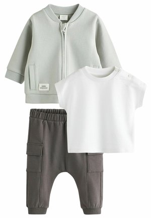 3 PIECE SET  REGULAR FIT - Tygbyxor - monochrome