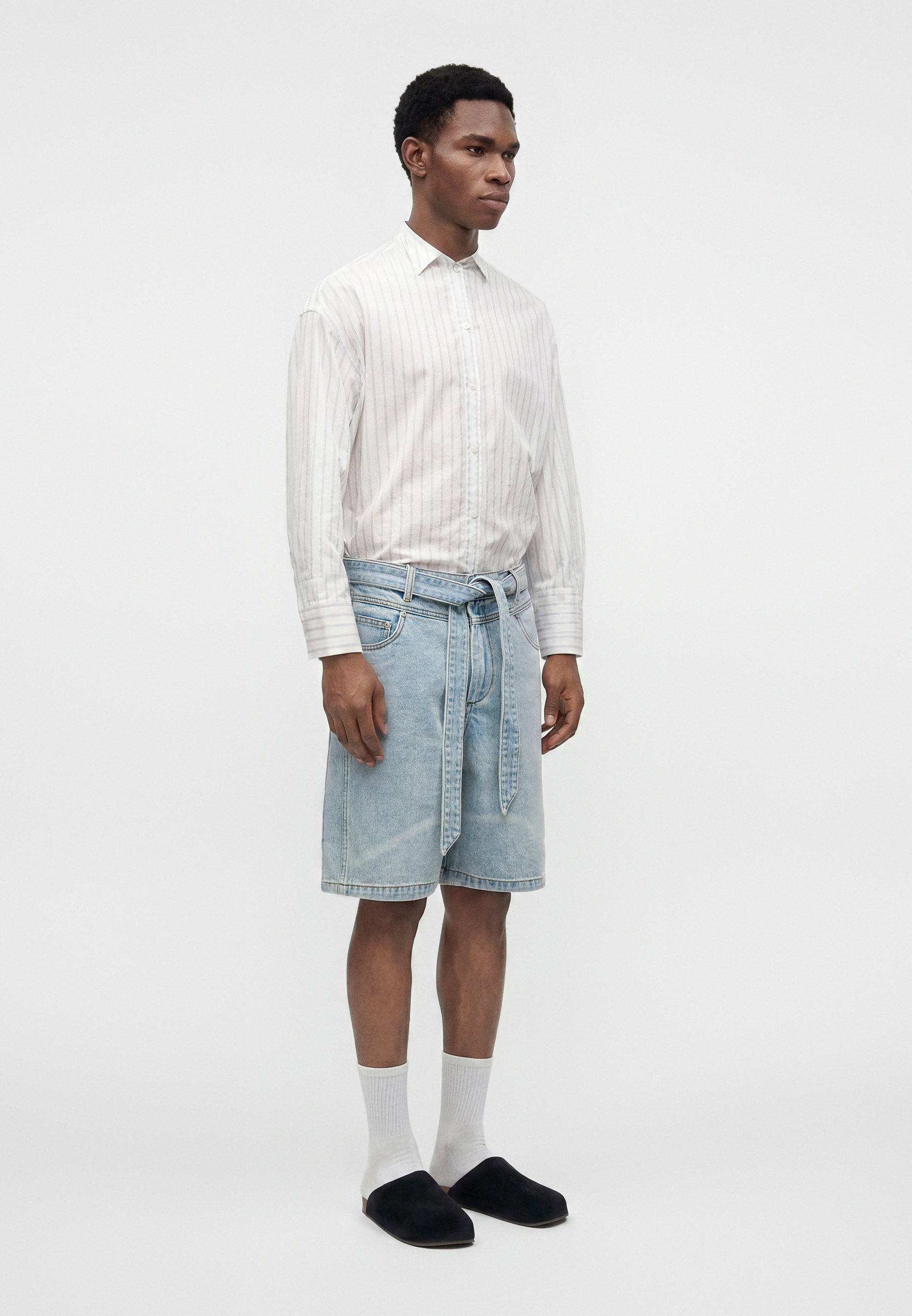 Feng Chen Wang Denim shorts - blue/blue denim - Zalando.co.uk