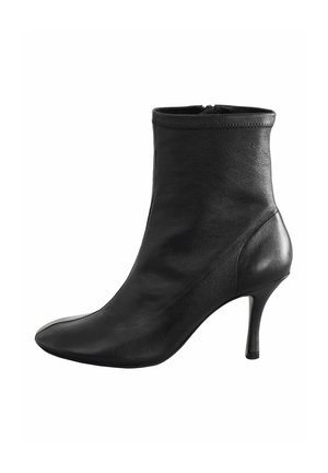 REGULAR FIT - Bottines à talons hauts - black leather