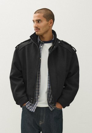 Bershka, Veste mi-saison - black