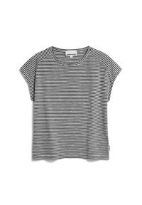 OFELIAA LOVELY STRIPES - T-shirt print - black oatmilk