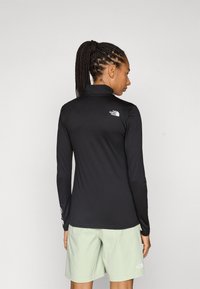 The North Face FLEX 1/4 ZIP GRAPHIC - Long sleeved top - black