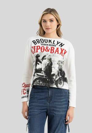 Long sleeved top - weiß