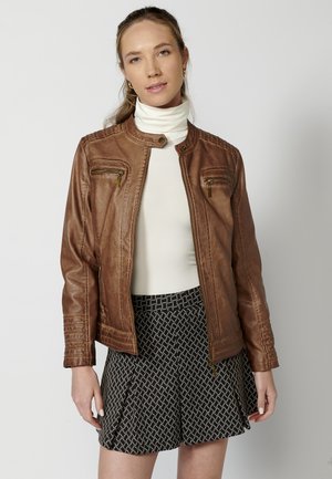 Koroshi Faux leather jacket - marrón