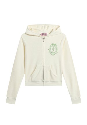 Juicy Couture, HERITAGE ROBYN CHATEAU COUTURE HOODIE - Fleece jacket - marshmallow