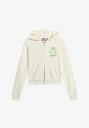 Juicy Couture, HERITAGE ROBYN CHATEAU COUTURE HOODIE - Fleece jacket - marshmallow