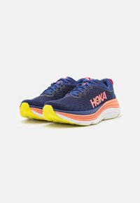 HOKA GAVIOTA 5 - Scarpe da corsa su strada - evening sky/coral