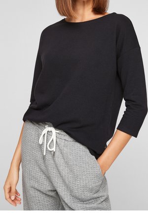 QS T-shirt à manches longues - black