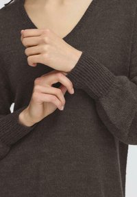 Fransa ERETTA - Abito in maglia - charcoal melange