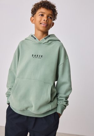 OVERHEAD - Pulover s kapuco - sage green