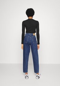 JJXX LISBON MOM - Traperice opuštenog kroja - dark blue denim