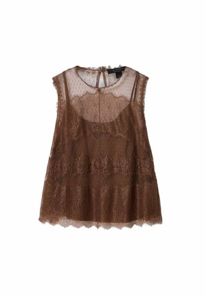 AllSaints, CLARA TOP. - Blouse - bitter brown