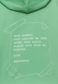 Pegador AURORA OVERSIZED HOODIE - Sportinis megztinis - washed peppermint green