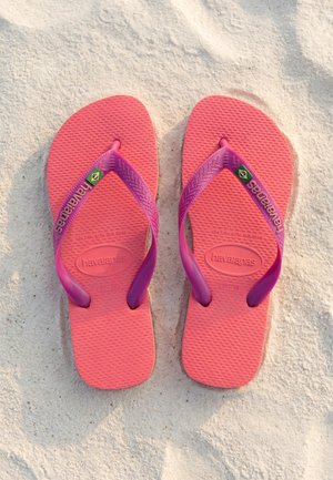 Havaianas, BRASIL LOGO UNISEX - Sandales tongs - coral pink