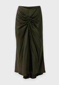 BELLA - A-lijn rok - dark olive