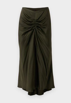 BELLA - Jupe trapèze - dark olive
