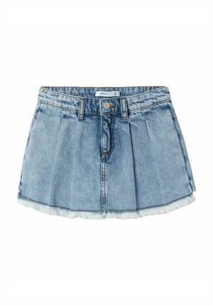 A-linjekjol - medium blue denim