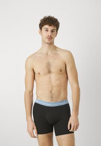 Calvin Klein Underwear BOXER BRIEF 5 PACK COTTON STRETCH - Uske bokserice - black