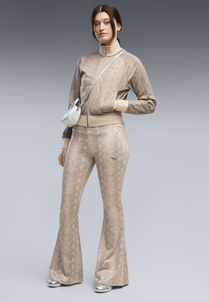 Puma, SNAKE PACK FLARED TIGHTS - Stoffhose - mouse gray