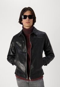 DRYKORN RIKKA - Casaco de couro - black