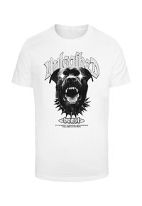 Mister Tee THE UNLEASHED BEAST TEE - T-shirts print - white