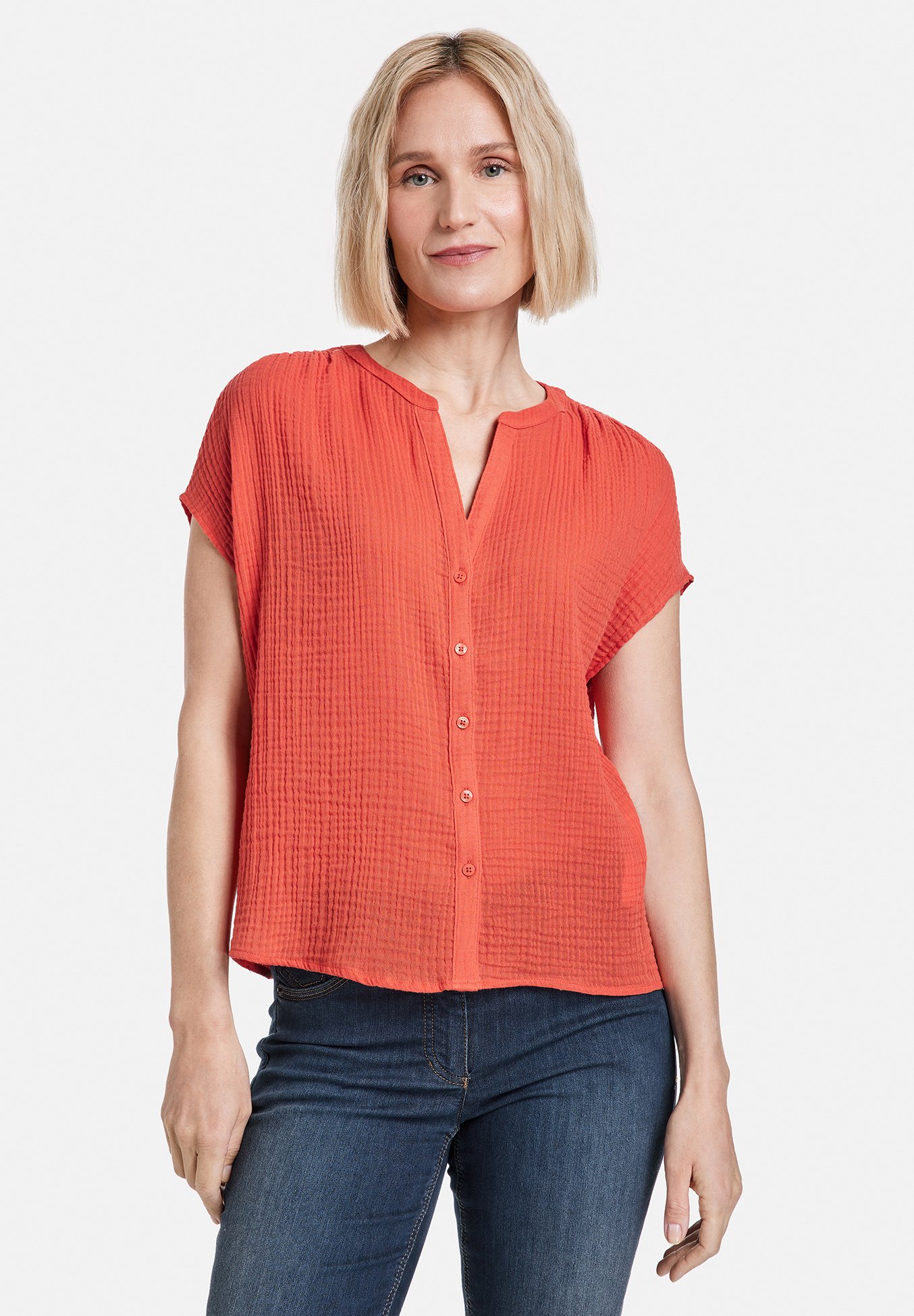Gerry Weber Veste D'hiver - Orange - (Seconde Main) - ZALANDO