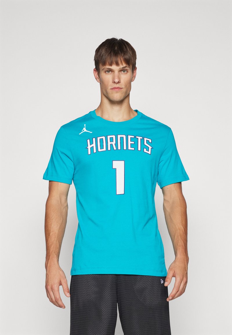 Nike Performance NBA CHARLOTTE HORNETS LAMELO BALL TEE - Klubbkläder - rapid teal