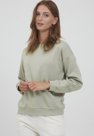 BYSAMMIA CREW NECK - Mikina - seagrass