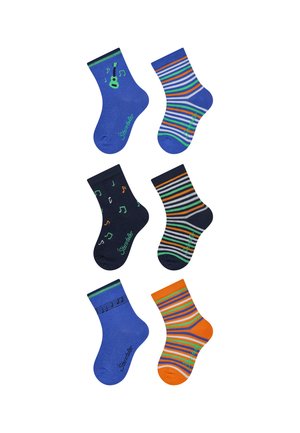 Sterntaler, SOCKEN 6ER PACK GITARRE, RINGEL, NOTEN UND MUSIKNOTEN - Socken - kobaltblau