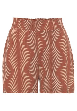 Shorts - terracotta bedruckt