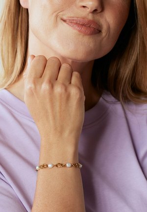 Lucardi, MODERN LOOK - Bracelet - gold-coloured pearl