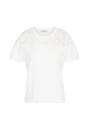 Morgan, T-shirt print - blanc