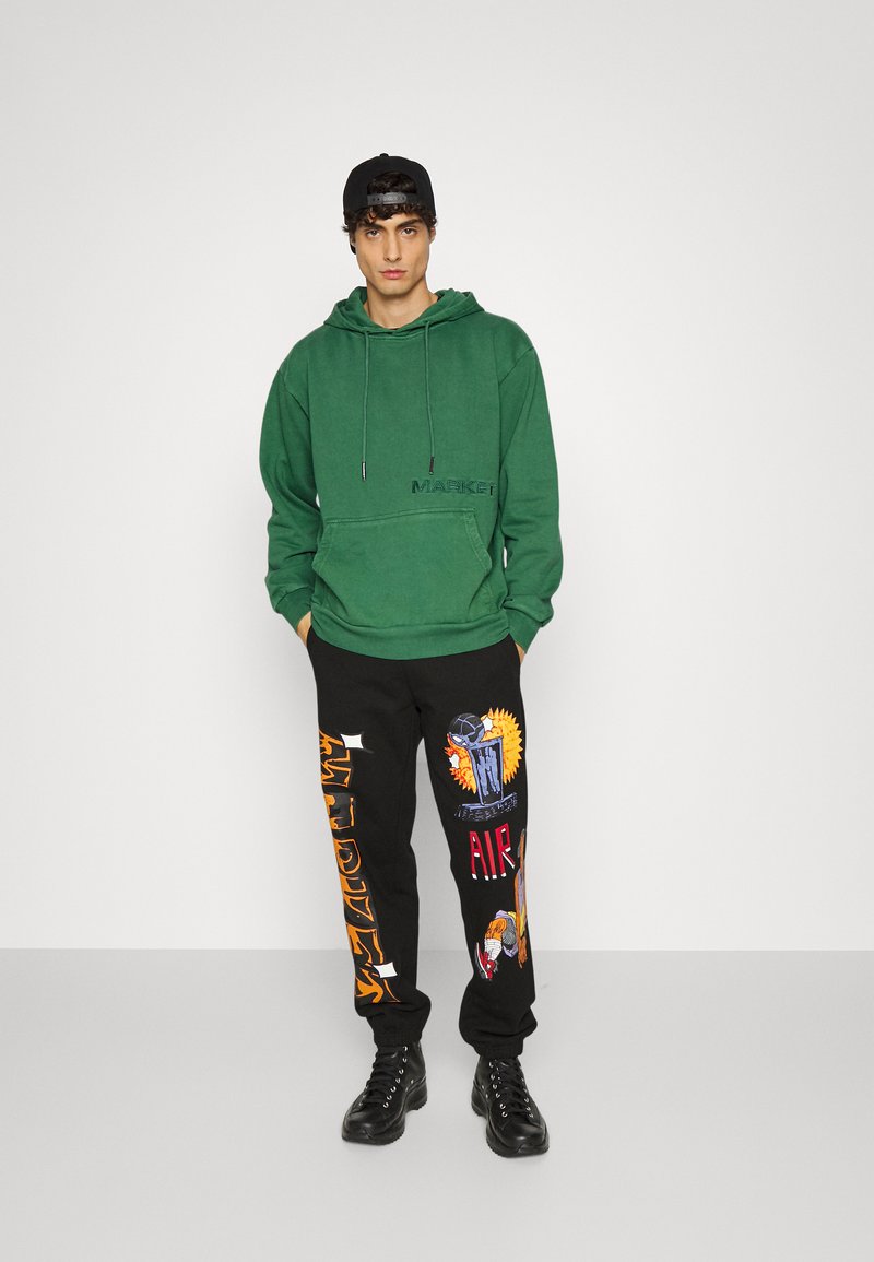 Market EURO STYLE HOODIE UNISEX - Camisola - washed forest green