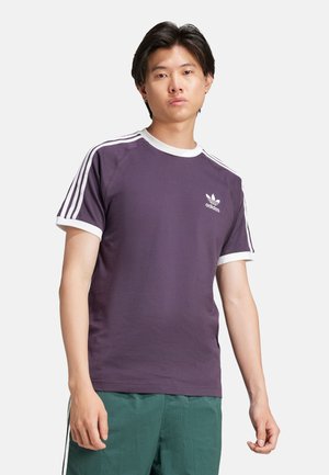 STRIPES TEE - Tričko s potlačou - aurora black