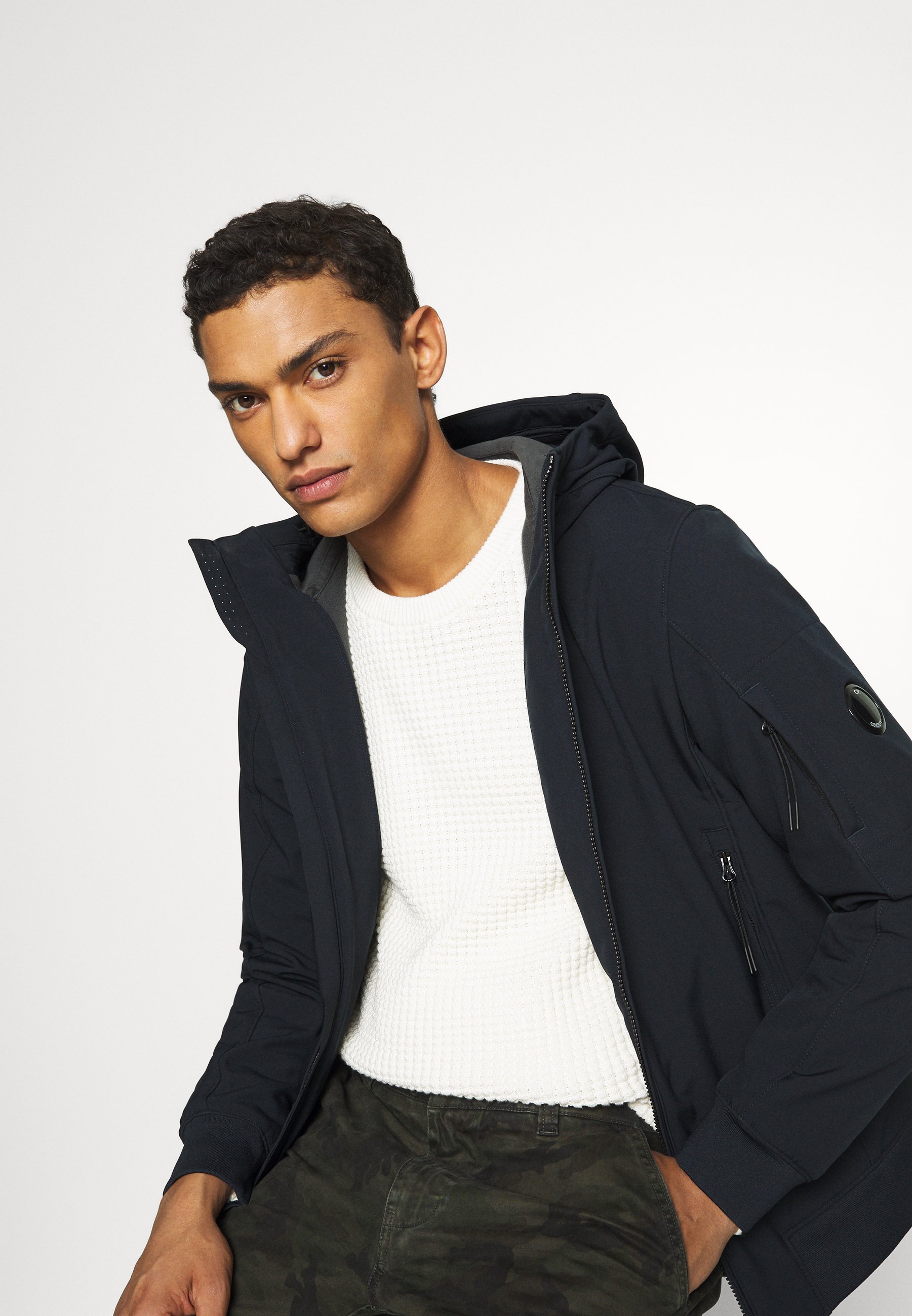 C.P. Company OUTERWEAR MEDIUM JACKET Lett jakke black C.P. Company OUTERWEAR MEDIUM JACKET Lett jakke black