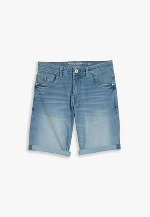 TOM TAILOR, TTMARVIN STRAIGHT FIT - Shorts di jeans - light stone blue denim tint