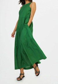 Conbipel Vestito lungo dark green/verde scuro (Second hand