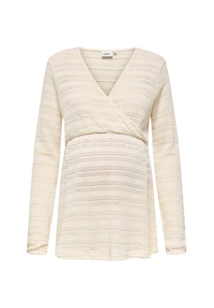 OLMLITRA  - Longsleeve - cloud dancer