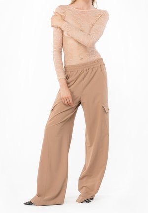 Reisitaskuhousut - tan