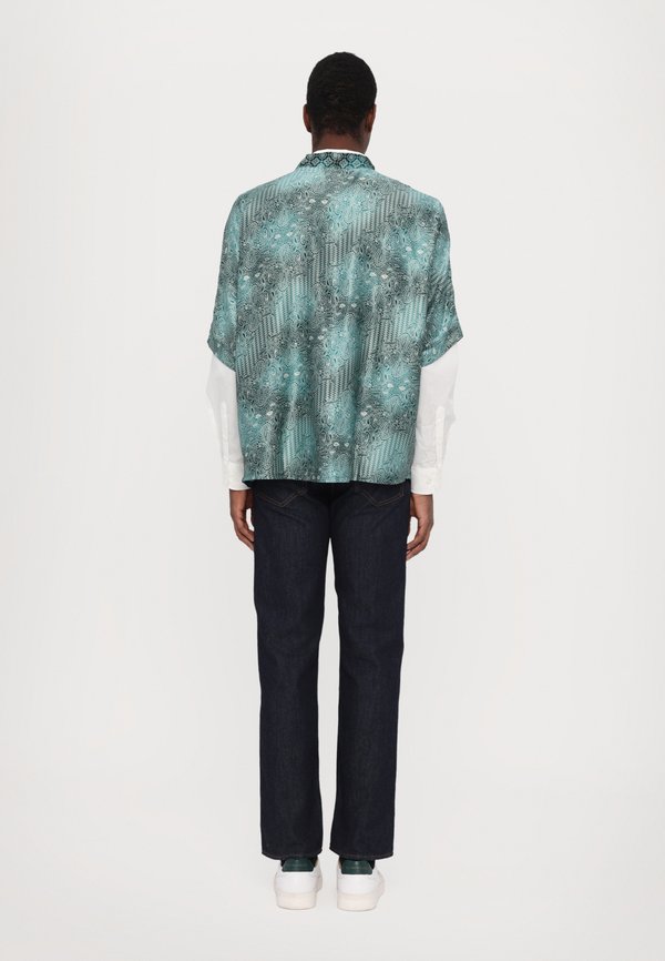 KIMONO UNISEX - Button-down blouse - aquamarine3