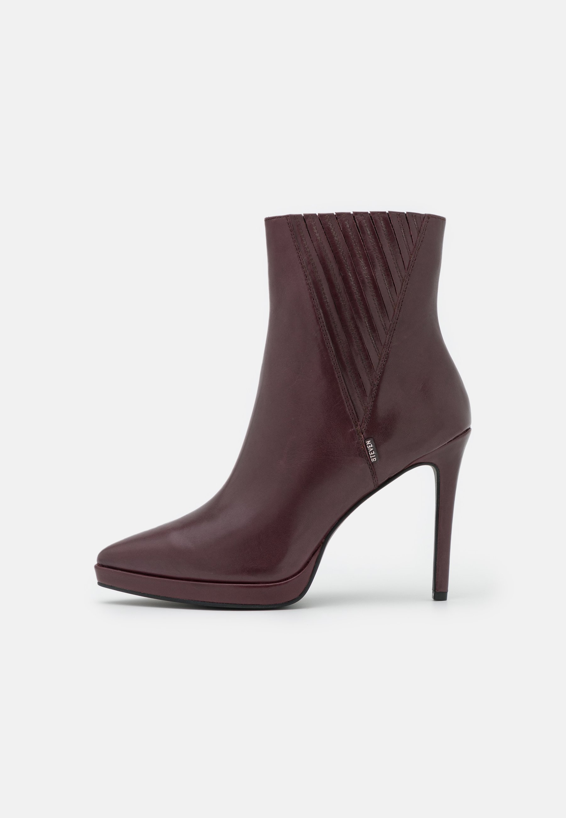 maroon ankle booties