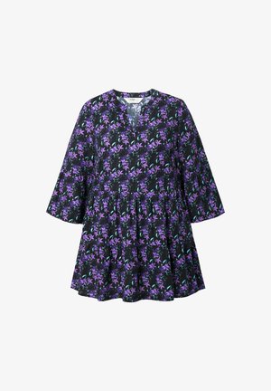 Angel of Style, A-LINIE, BLÜTEN-MUSTER, 3/4-ÄRMEL, VOLANTS - Tunique - violet