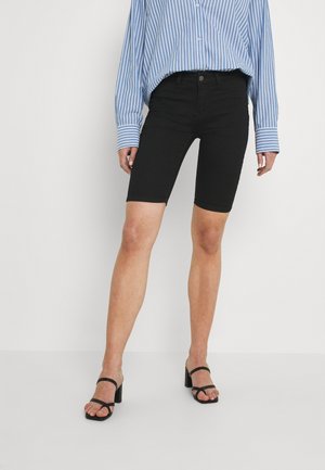 CITY - Shorts di jeans - black denim