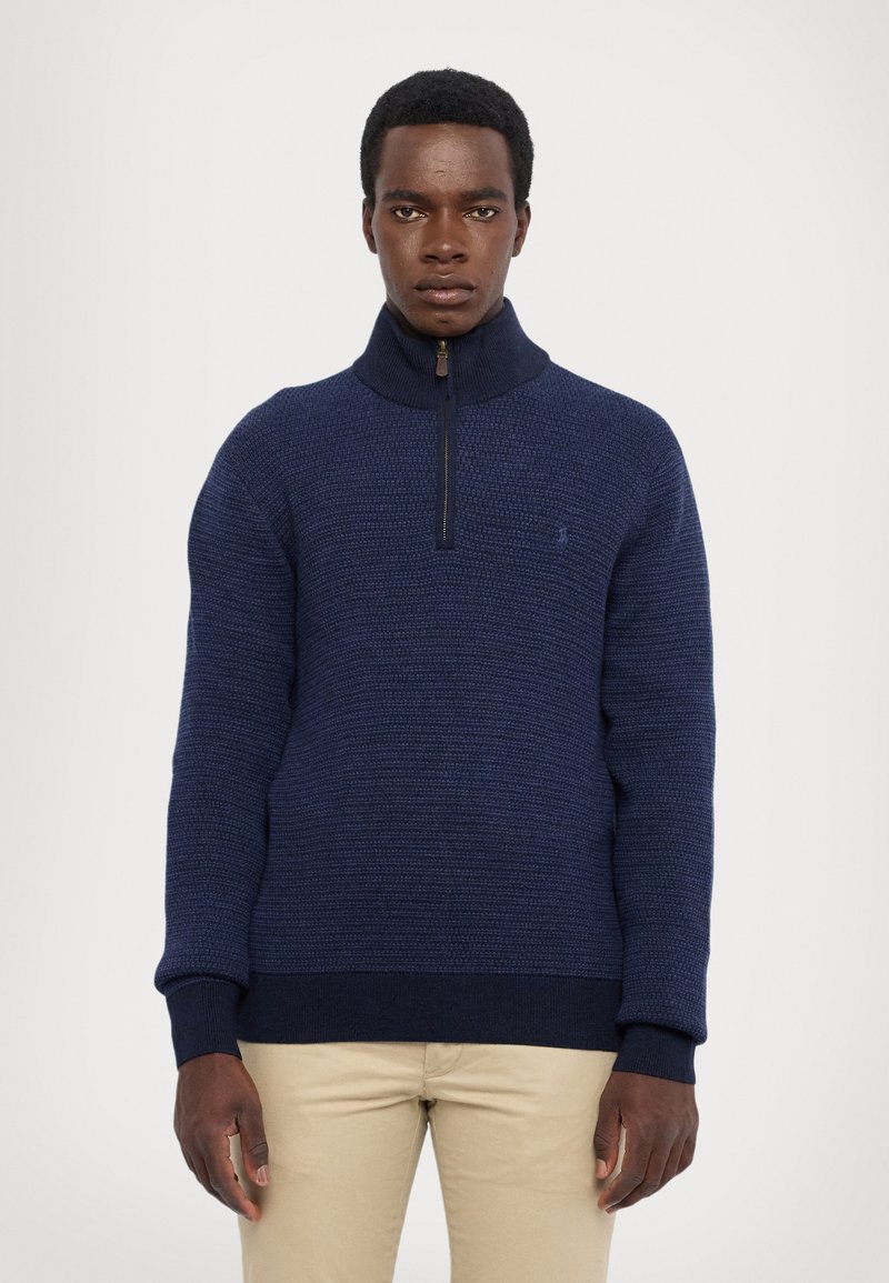 Polo Ralph Lauren - LONG SLEEVED PULLOVER - Jumper - navy combo, Enlarge