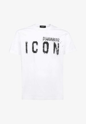 Print T-shirt - blanco