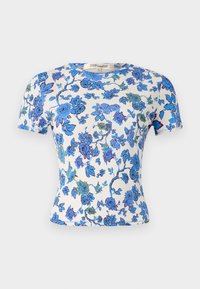 SHORT SLEEVE  - Apdrukāts T-krekls - blue/whie