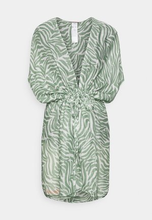 Anna Field, PRINTED SHORT KIMONO - Dodaci za plažu - khaki/off-white