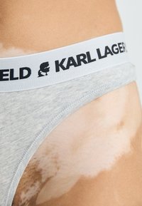 KARL LAGERFELD LOGO THONGS (PACK OF 3) - Tanga - black/white/grey