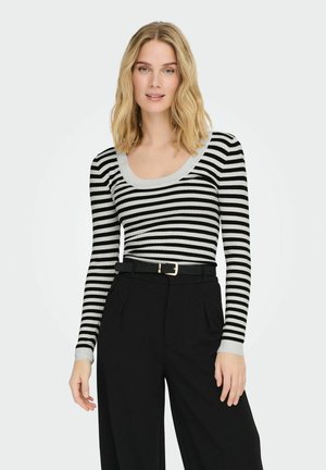 JDY LANGARM BASIC STRETCH LONGSLEEVE  PLUM - Trui - weiß
