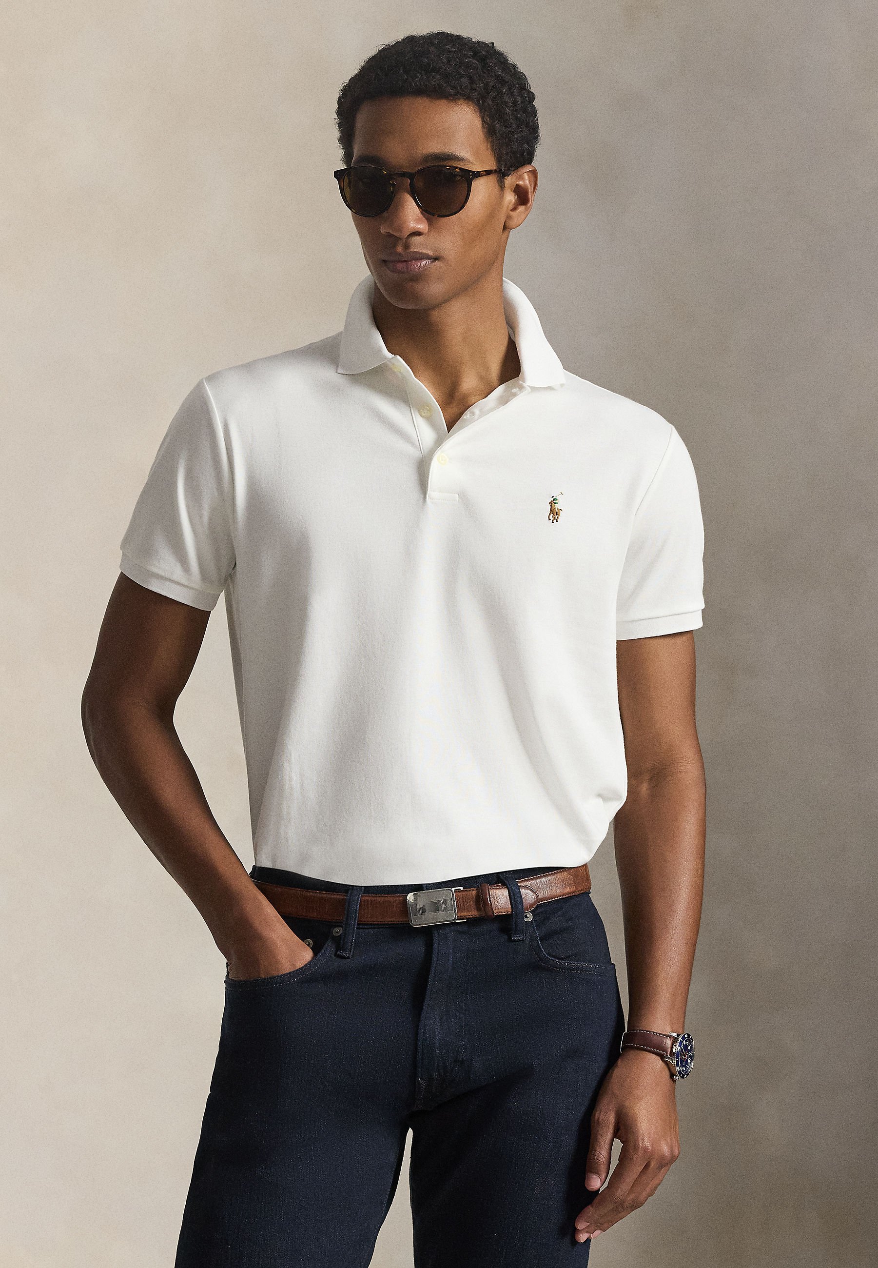 Polo Ralph Lauren Polo shirt - white - Zalando.co.uk
